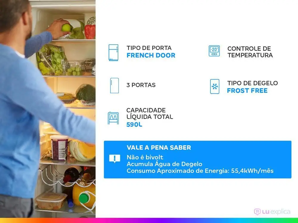 Geladeira/Refrigerador Electrolux Frost Free Multidoor - 220V 2