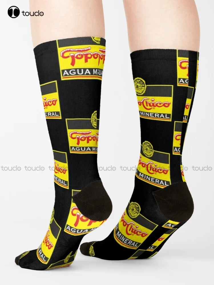 

Topo Chico Lover Socks White Socks Women Unisex Adult Teen Youth Socks 360° Digital Print Harajuku Streetwear Gd Hip Hop Gift