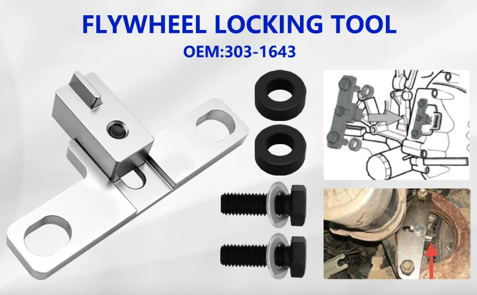 Nockenwellen-Steuerwerkzeugsatz für Ford 1.0L Ecoboost-Motoren. Originalteilenummer: 303-1661, 303-1643, 303-1604, 303-1603 – Detail 3