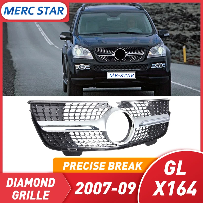 Rejillade Parachoques Delantero Para Coche, GL Clase X164,2007, 2008, 2009, 2010, 2011, 2012