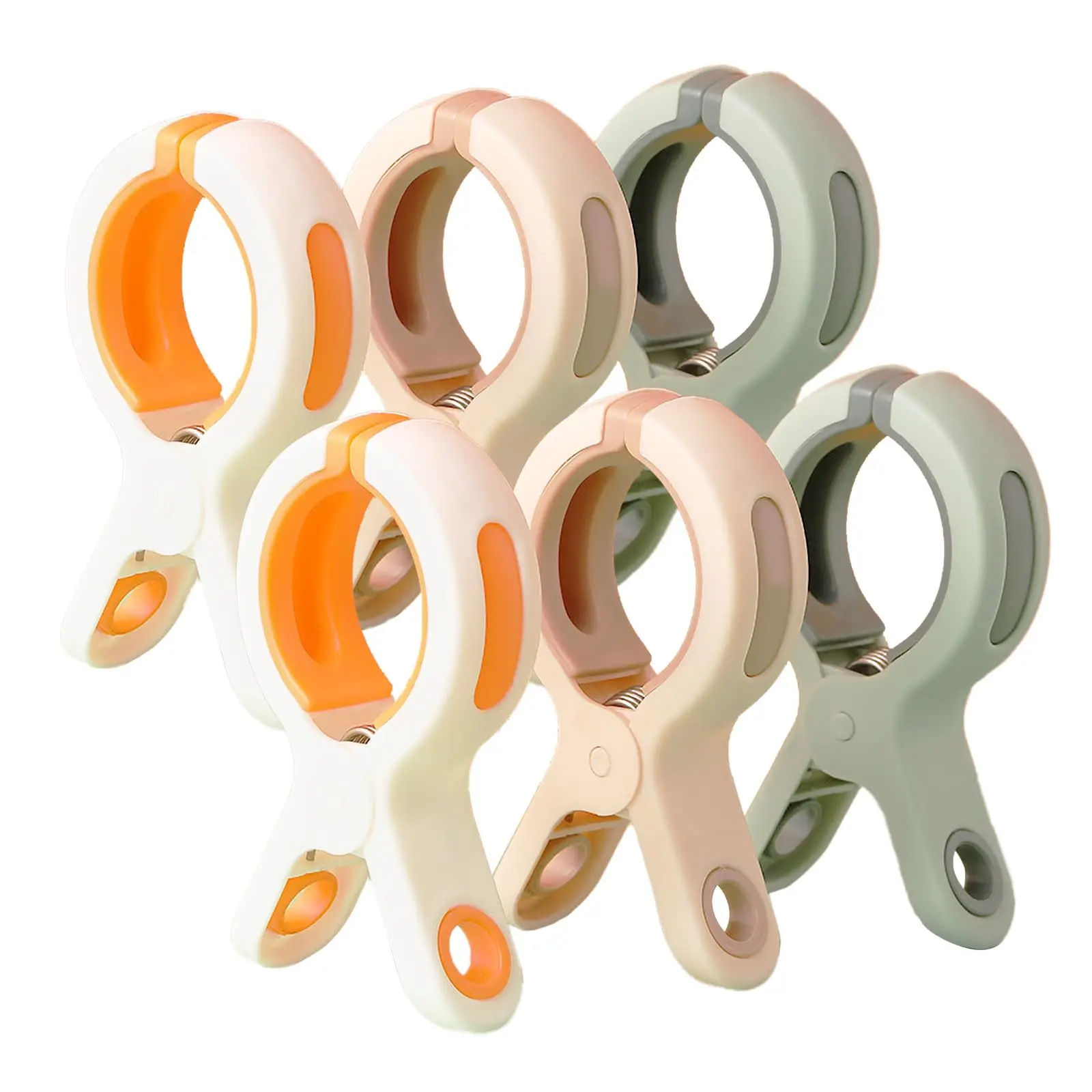 Beach Towel Clips Reusable Large Windproof Clothes Pegs Plastic Strong Clothespins Laundry Tong Blankets Coats Towel 12 Pack