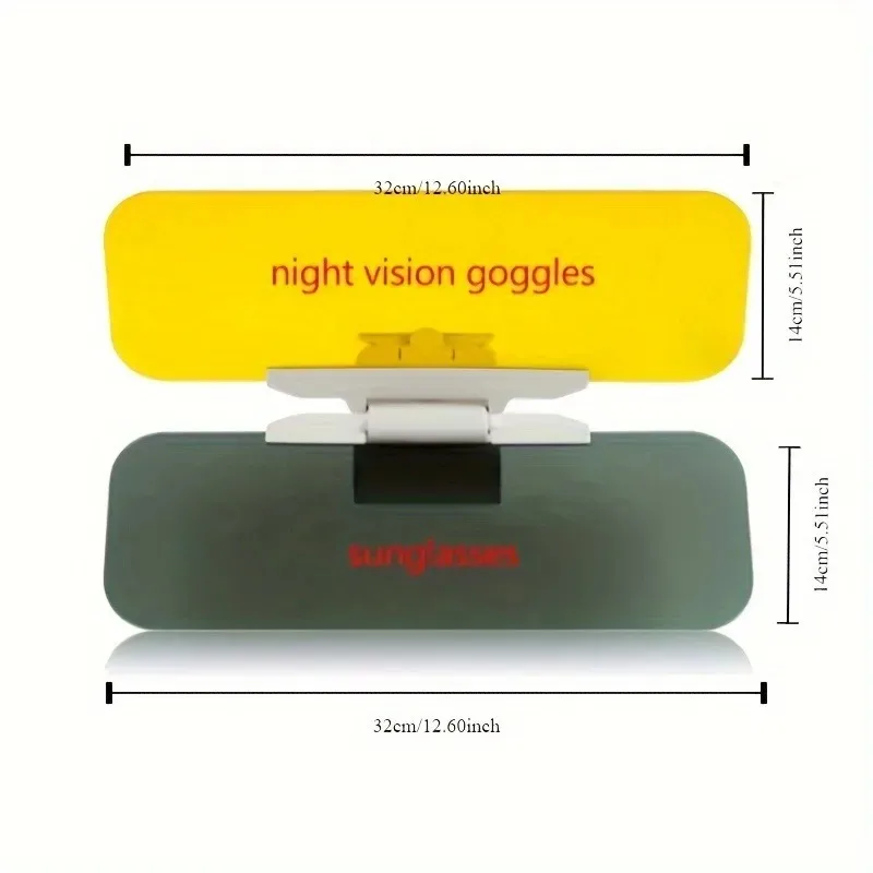 rearview mirror Folding and flipping transparent interior rearview mirror car sun visor high-definition anti sunlight dazzling goggles