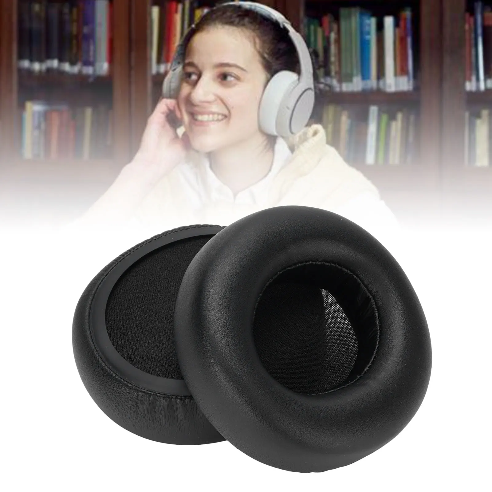 Sponges Ear Cushions Ear Pads for Panasonic RB-M300B RB-M500BE-K Headsets Earcup Improved Listenings Comfortable EarPads