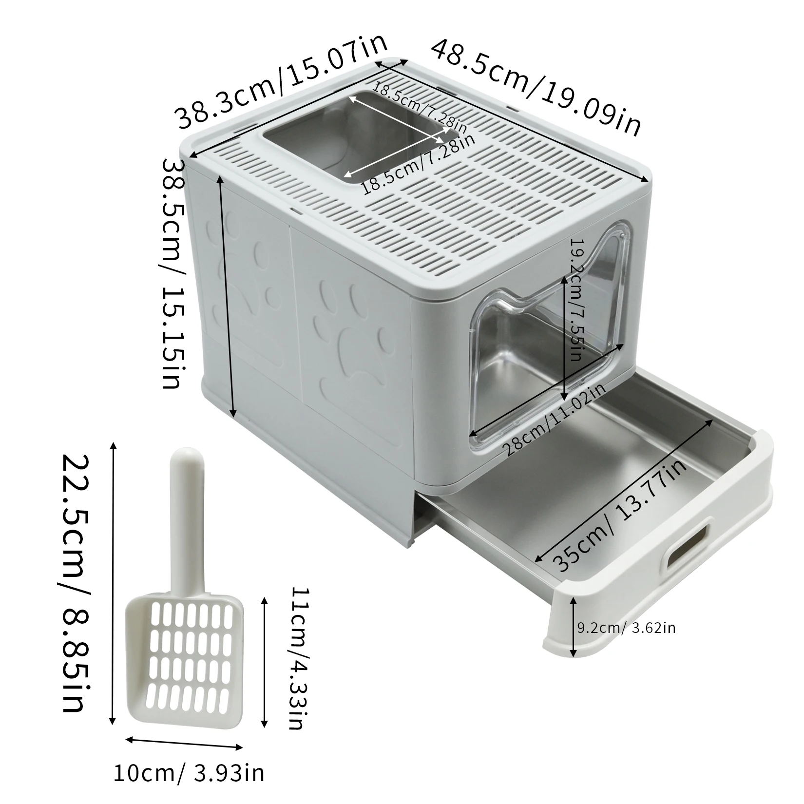 Cat Litter Box Front Entry 5
