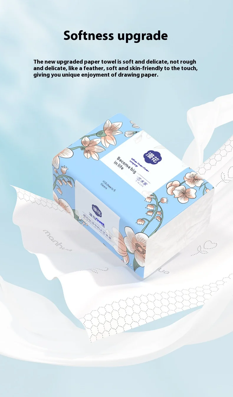 Drawing Paper Household Toilet Paper Affordable Pack Napkins Thickened 5 Layers of Towels Napkins Facial Tissues