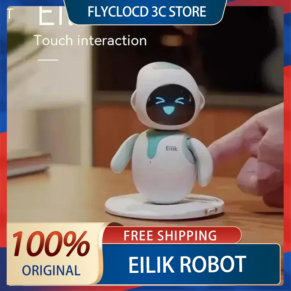 Eilik Robot Emotional Interaction Smart Companion Pet Robot Electronic Creative Study Desktop Companion Christmas Gift