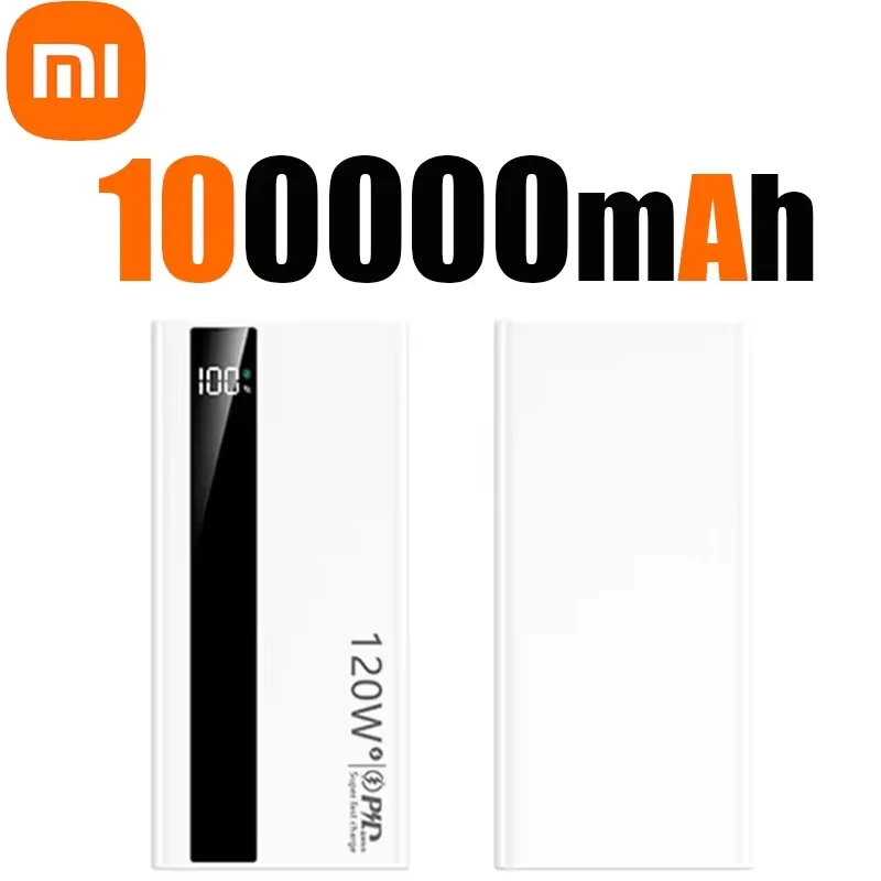 White 100000mAh