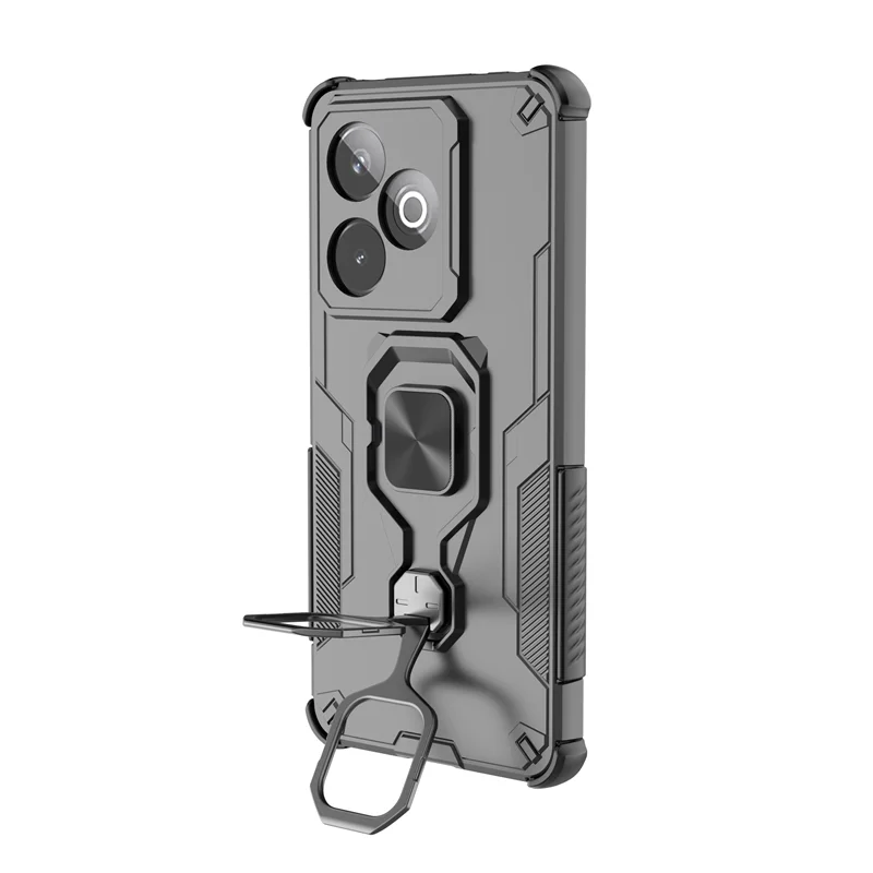 Enhanced Armor Phone Case with Camera Protection and Magnetic Ring Holder - Compatible with GT7 5G