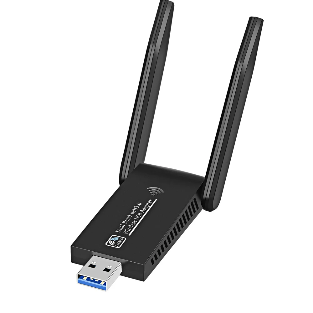 WiFiUSB30Adapter1300MbpsDualBand24GHz5GHzWifiReceiverfor