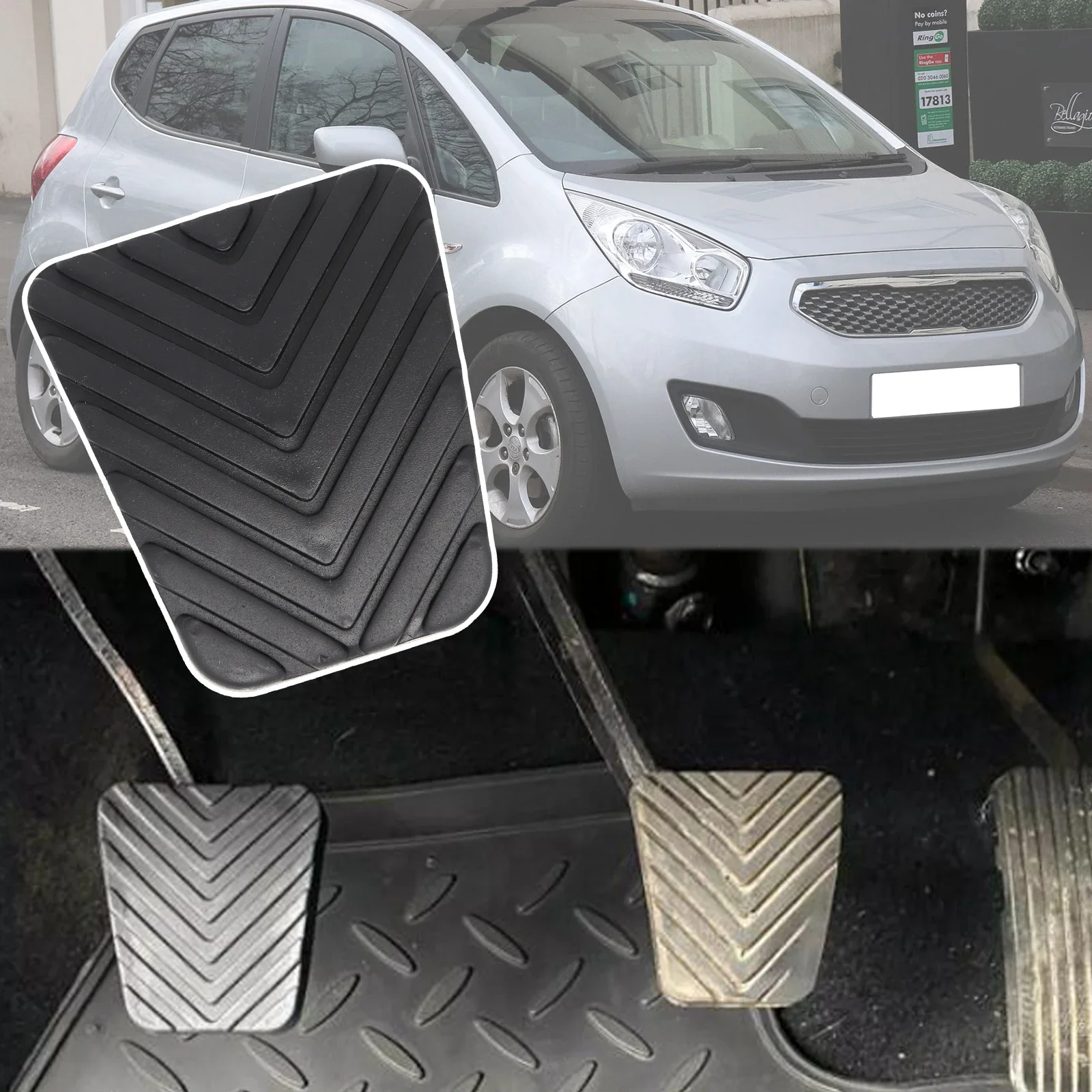 For Kia Venga YN 2010 2011 2012 2013 2014 2015 Car Brake Clutch Foot Pedal Pad Cover Replacement Parts