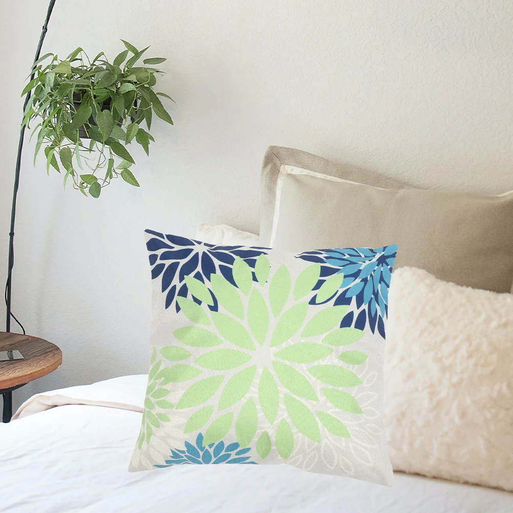 

4 Pcs Printed Throw Pillow Cover Decorative Pillows Case Home Covers Pillowcase Supple Supply Household Sofa Pillowcases