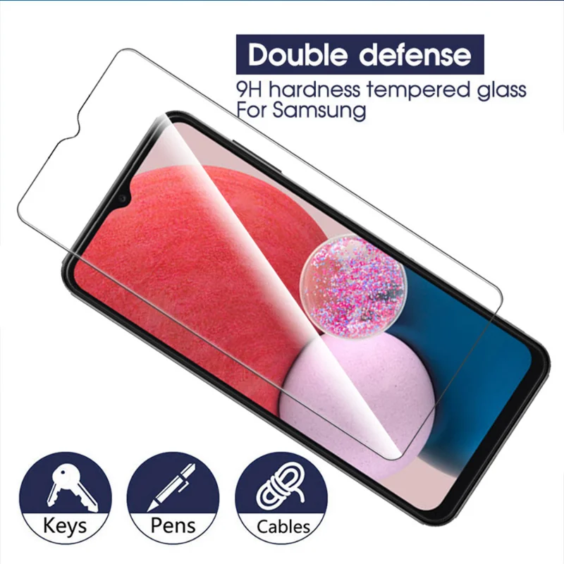 3pcs tempered glass for samsung galaxy a13 5g 4g a53 a73 a33 a23 a32 a52 M52 screen protector samsun a13 53 33 23 protect film