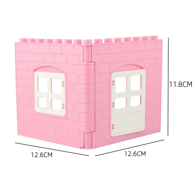 Enchanting Princess Castle Building Blocks Set - Creative Playhouse with Accessories