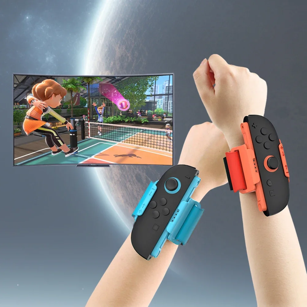 Adjustable Armband W/ Leg Strap Wrist Bands Elastic Dance Strap Game Handle Holder for Nintendo for Switch 2 Joy-Con Accessories
