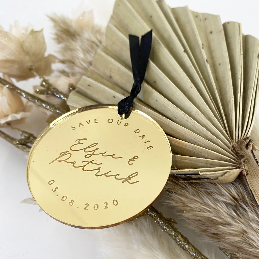 Hexagonal Laser Engraved Mirror Place Settings By Shindigg