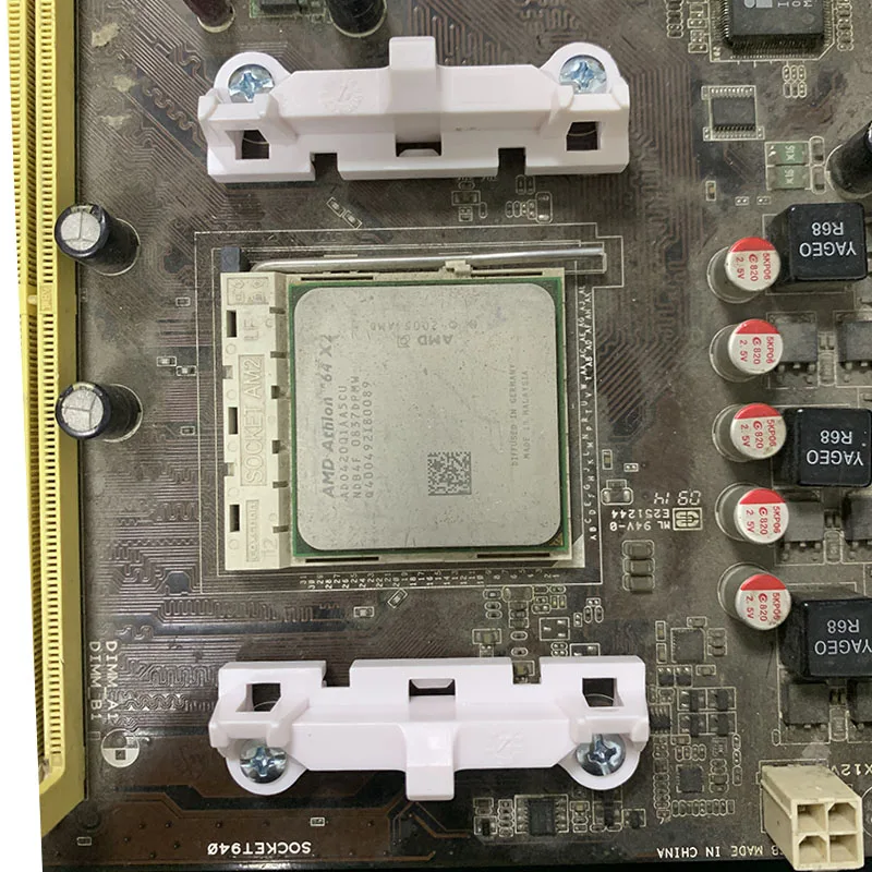 1Pcs CPU Fan Bracket Computer Fan Bracket CPU Cooler Fan Bracket Heatsink Holder General Backplane Base For AMD AM4 AM3 Motherboard Backplate