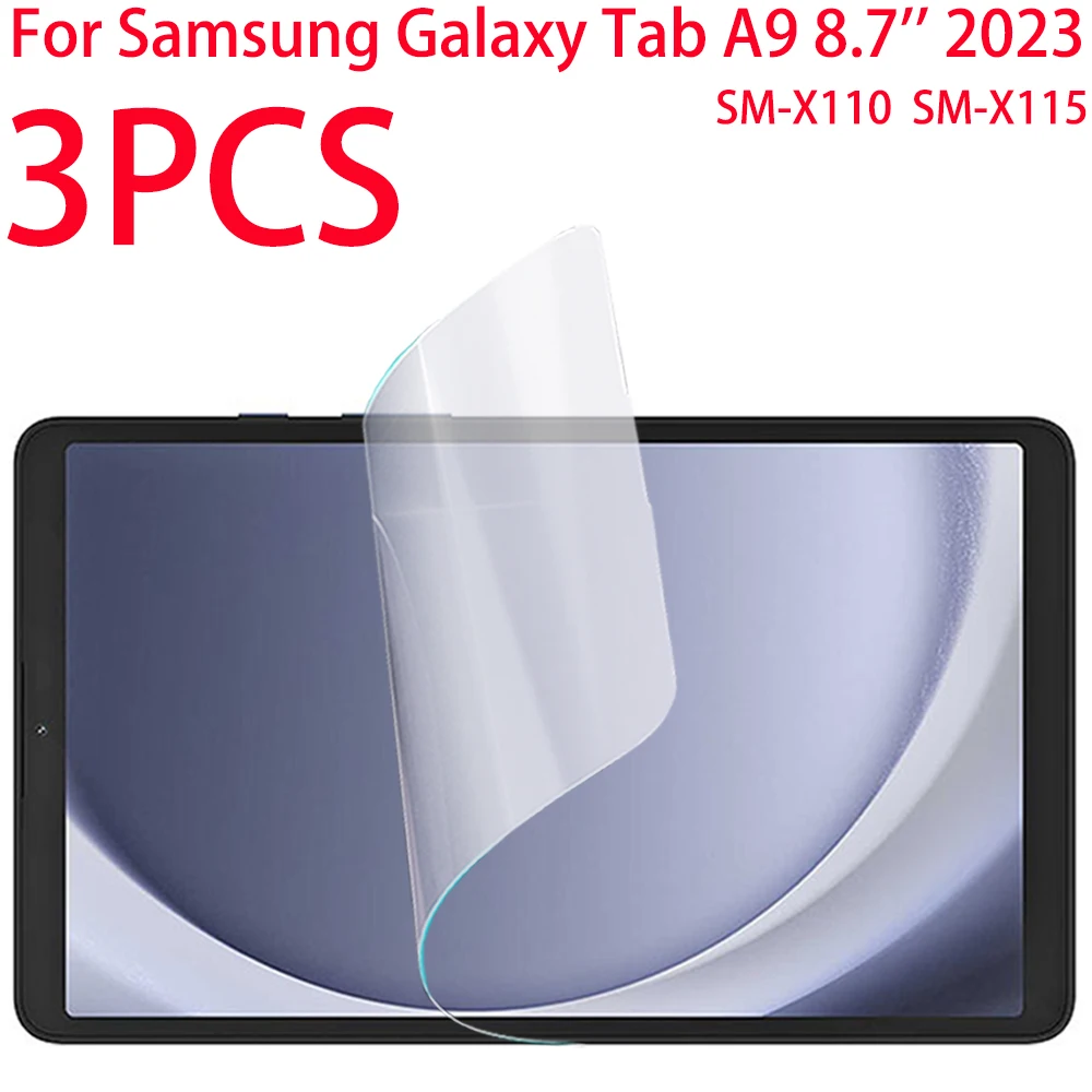 Soft Film Screen Protector Película Protetora Adequado para Samsung Galaxy Tab a9 a9 Sm-x110 Sm-x115 87 2023 Pcs pe