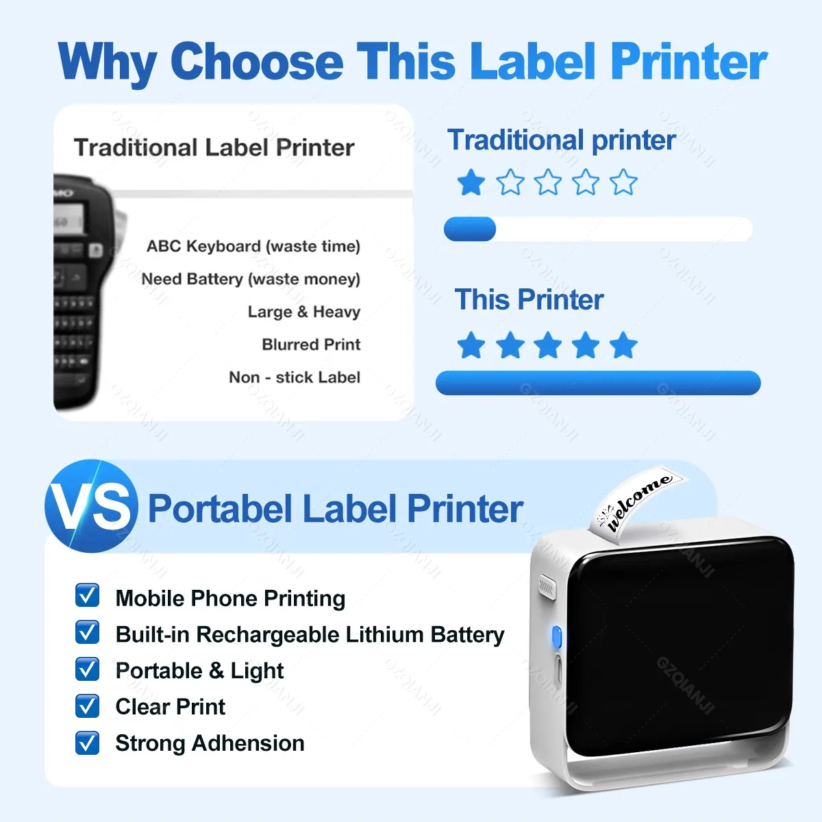 12-15mm Y12/P15 Wireless Bluetooth Label Printer Portable Thermal Printer Similar as D11 D110 Label Machine Mini Label Maker