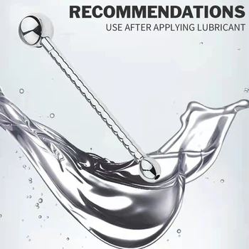 Male Stainless Steel Urethral Plug Sex Shop Hollow Penis Plug Urethra Stimulate Dilator Male Masturbator Erotic Sex Toys For Men 2