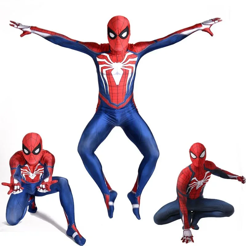 Stockwhite Spiderboy Adultman Cosplay Costume 3D Print Adult Kids Spidey Zentai Suit Halloween Costume Gifts