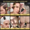 Sejoy Professional Electric Hair Clippers Kits 2 Gears Speeds LCD Rechargeable Hair Trimmers for Men Cordless Hair Cut Machine 6