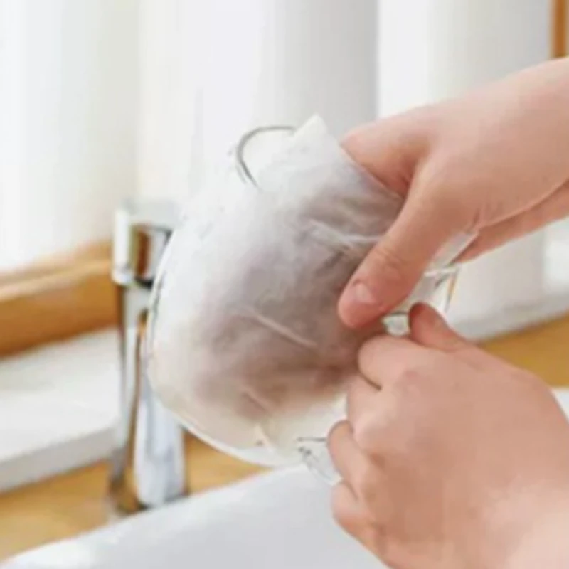 논스틱 기름때 강력 흡수 게으른 사람들을 위한 일회용 먼지 제거 천 습식 건식 겸용 주방 청소용 키친타월