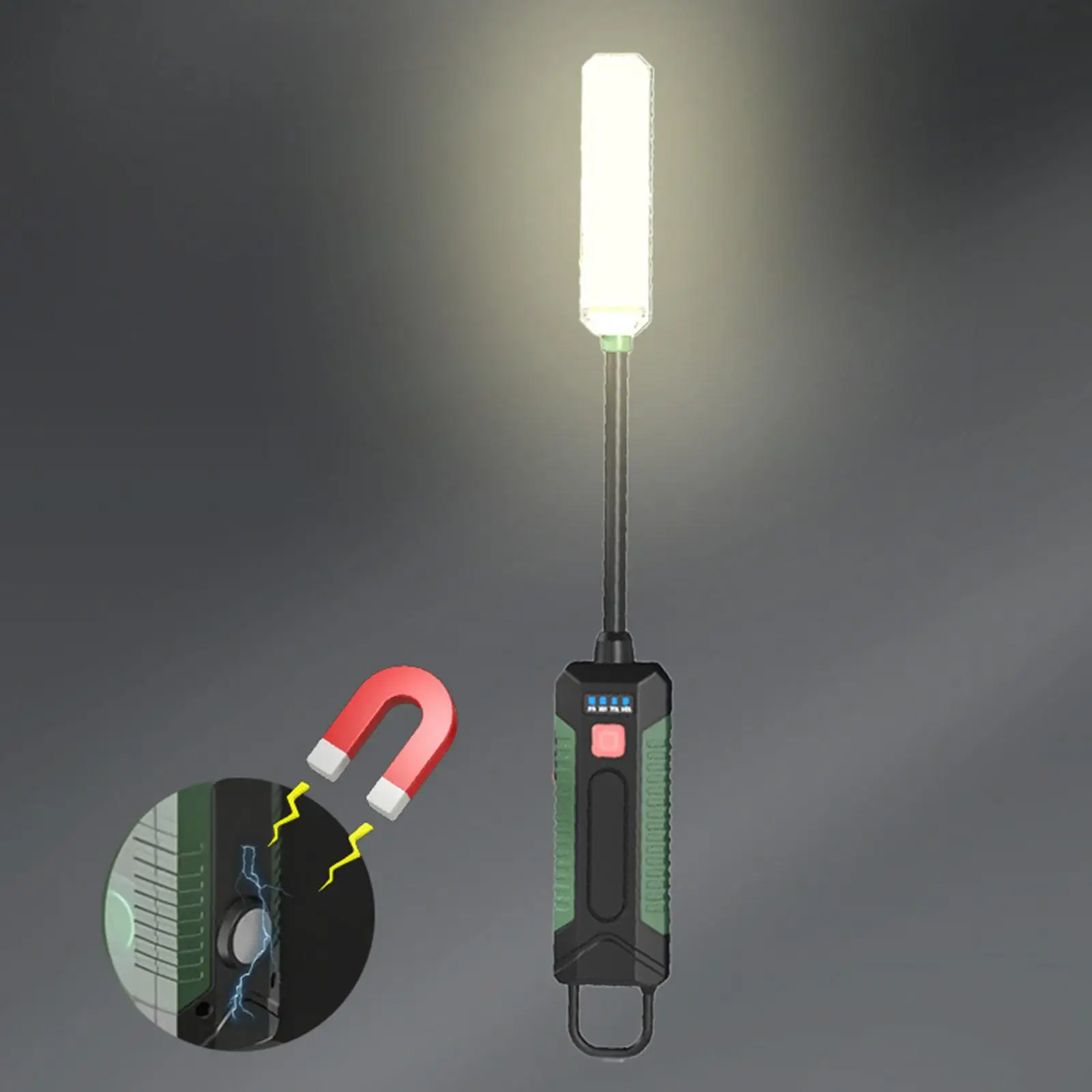구부릴 수 있는 LED 조명 3가지 모드 발코니, 안뜰, 뒷마당, 테라스, 파티오, 현관, 바베큐, 캠핑, 피크닉용 유연한 산업용 조명