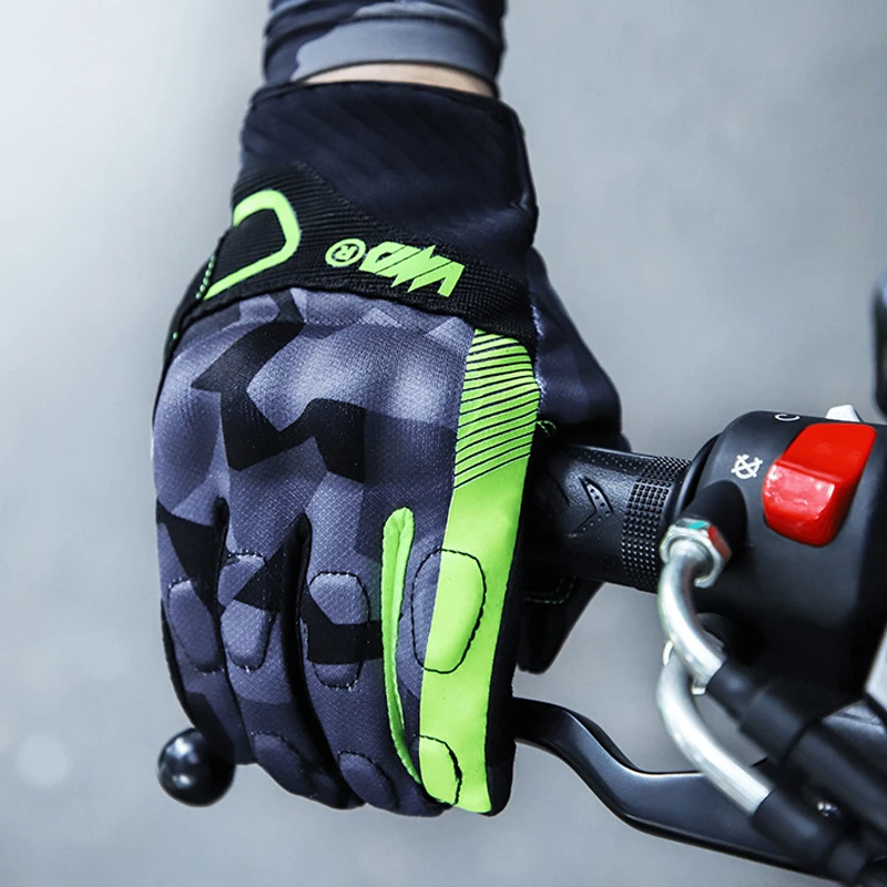 VND Touch Screen Motorcycle Full Finger Knight Riding Gloves