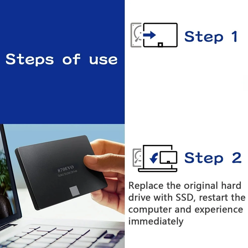 2024  ָ Ʈ ̺ ϵ ũ, ũž Ʈ PC PS4 ,  870EVO SSD, 2.5 ġ SATA III, 8TB, 4TB, 2TB SSD, ǰ