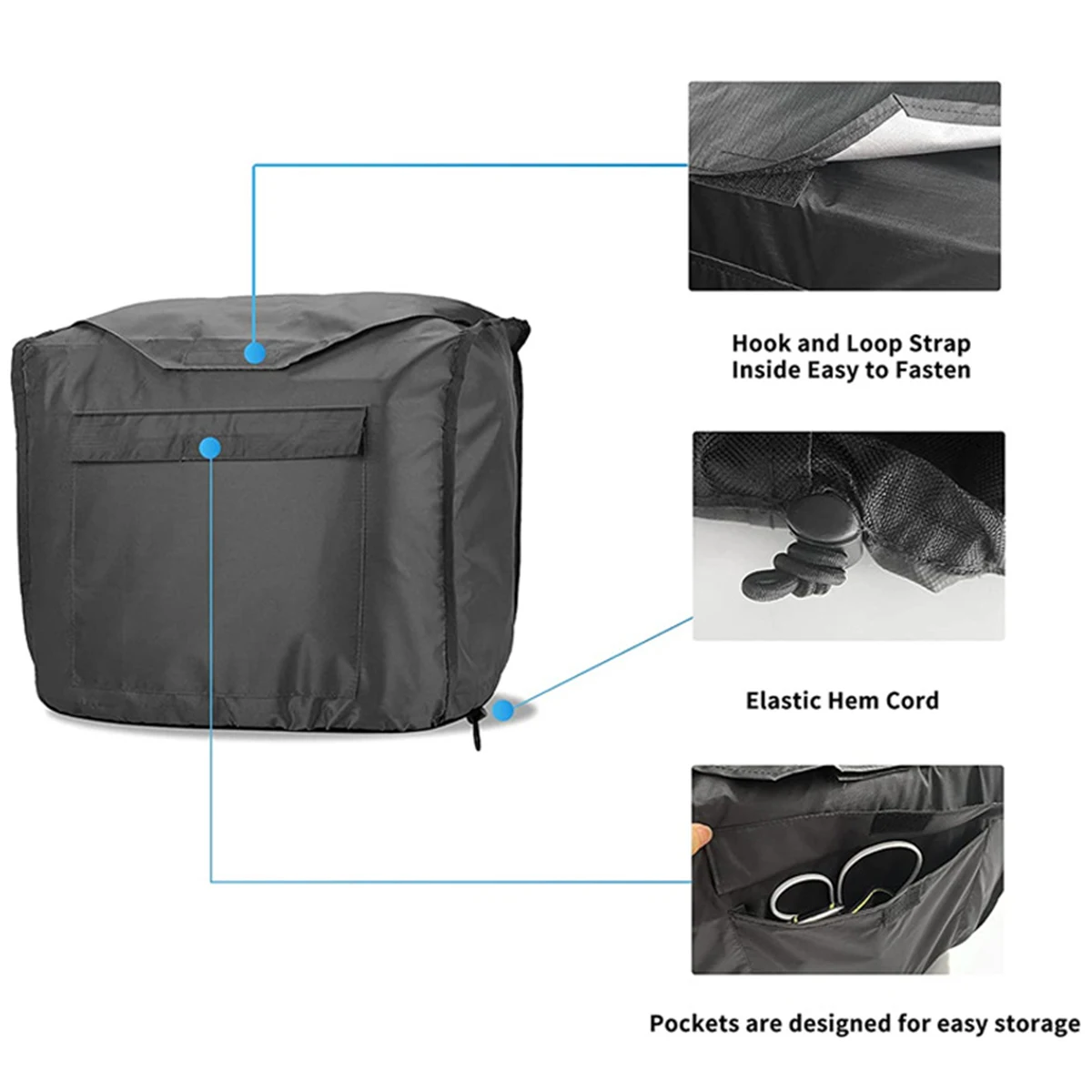 Waterproof Universal Generator Covers For Honda Power Equipment EU2200i EU2200ic