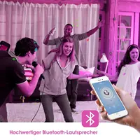 Feriales 36W LED Deckenleuchte mit Bluetooth Lautsprecher – RGB Farbwechsel Dimmbar Sternenhimmel Lampe – Musik-Leuchte mit App & Fernbedienung 1