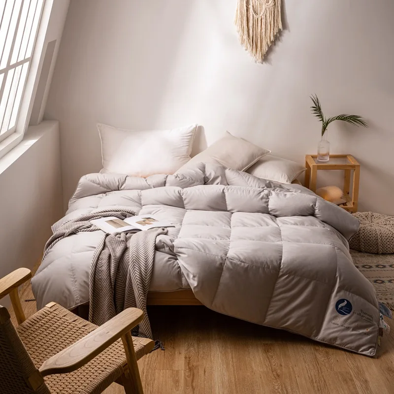 부드러운 촉감의 극세사 싱글 이불, 다운 사이즈 135x200cm, 알레르기 방지, 사계절 온기 이불, 여름 이불 