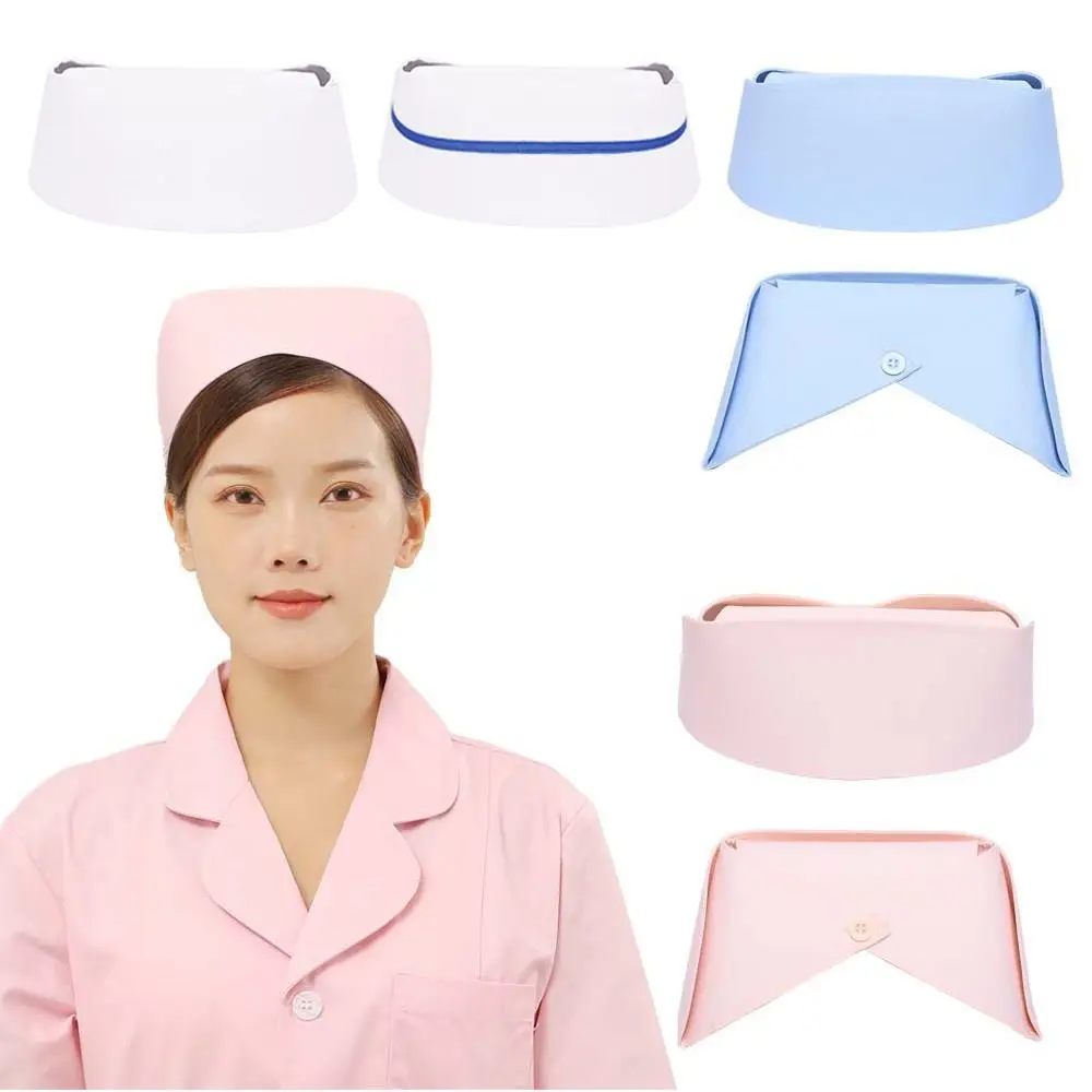 High quality Costume Accessories Nurse Hat Durable Accessories Swallowtail Hat Nurse Headband Work Cap Operating Room
