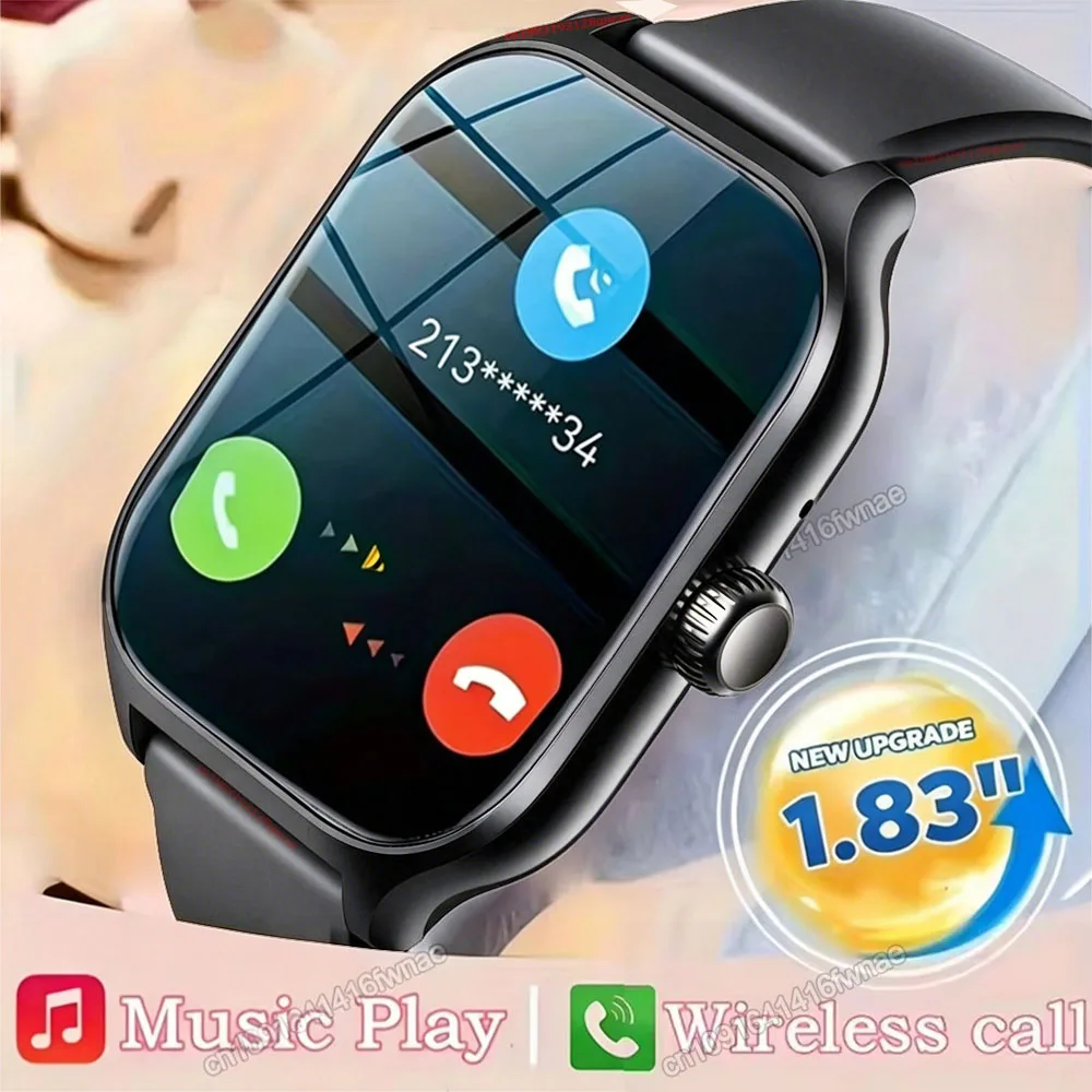 2026 Smart Watch Android IOS Phone 2.01 Inch Color Screen Bluetooth Answer Call Fitness Watches Tracker Smartwatch Women Men New 1