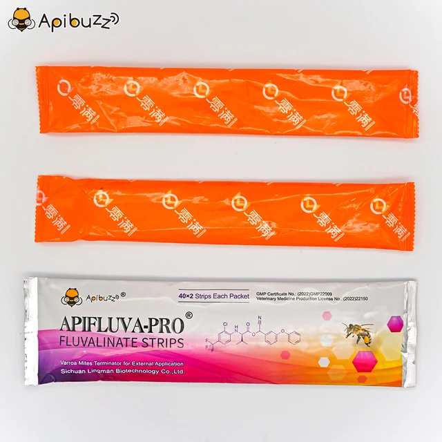 Apifluva-Pro 80Pcs Erőteljes Varroa Atkák Kezelés Fluvalinate Strip-Rezisztens Méhkatka Gyilkos-Kaptárkezelés A Méhészethez - Image 5
