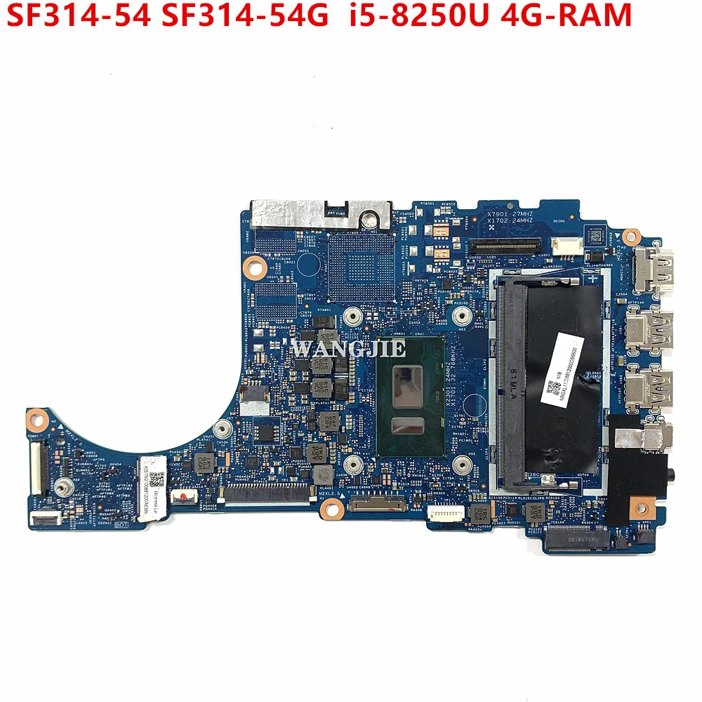 

For Acer Swift SF314-54 SF314-54G Laptop Motherboard NBGXL11008 With i5-8250U CPU 4G-RAM DDR4 17863-1 448.0E703.0011 100% Tested