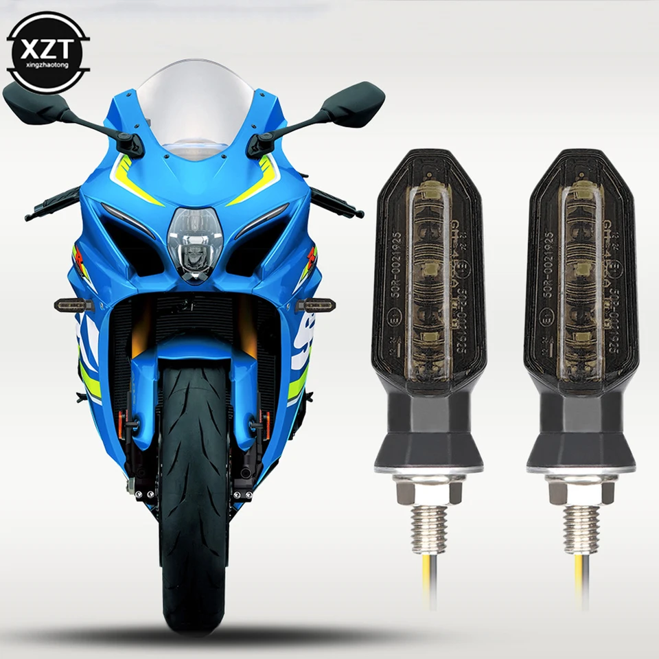 Area1 Set Di 2 Frecce LED Sequenziali Per Moto Con Resistenze – M8 – Omologate E – Compatibili Con BMW, Yamaha, Honda, Ducati - 3