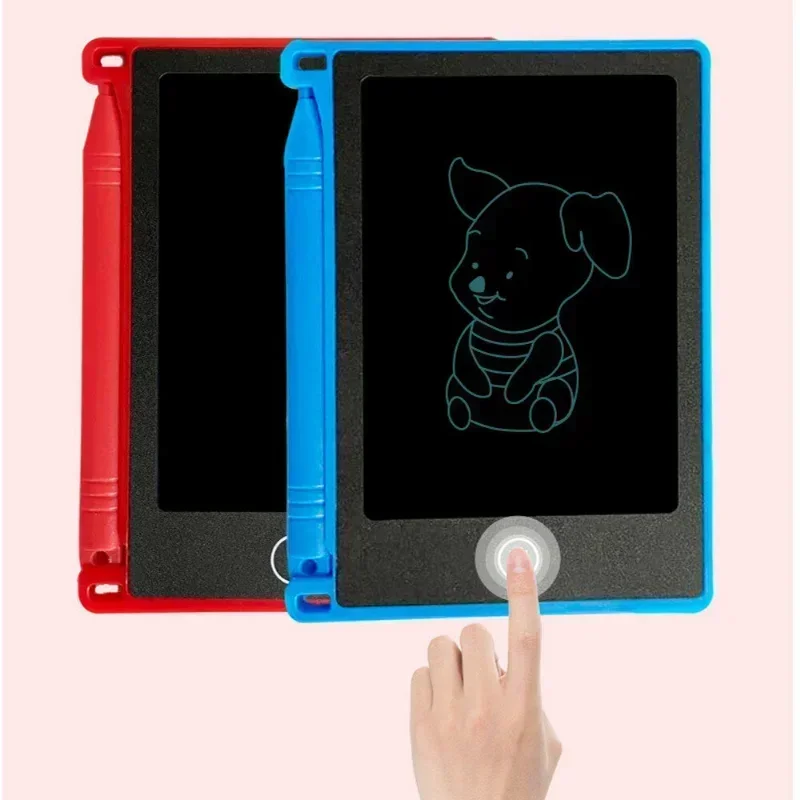 새로운 4.4인치 LCD 필기 보드  학습 교육 그림 소년 소녀를 위한 손으로 그린 ??장난감.