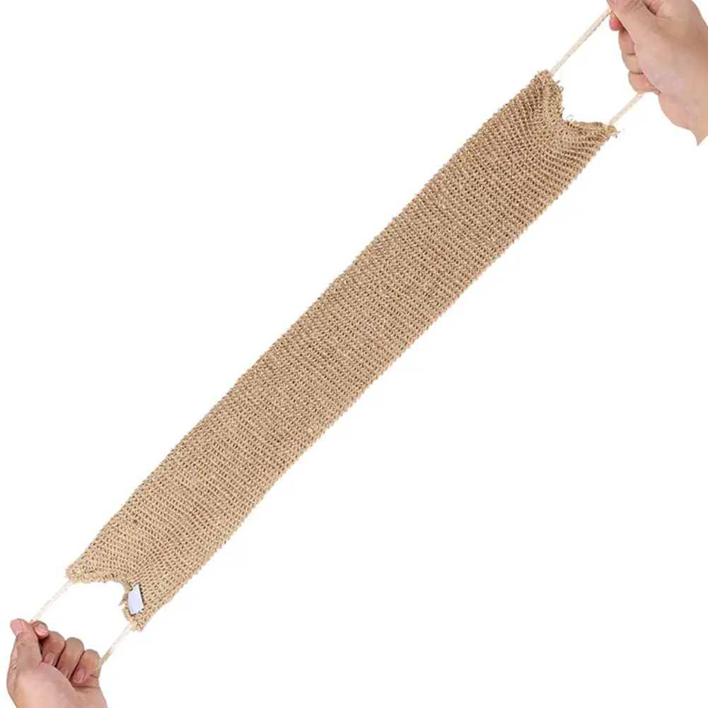 Exfoliating Scrubber Ramie Jute Bath Towel Shower Towel Multifunctional Back Body For Body Cleaning Man Woman