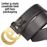 New Letter Genuine Leather Belt Casual Waist Belt for Men And Women Cowhide Belt for Skirts And Loose Pants