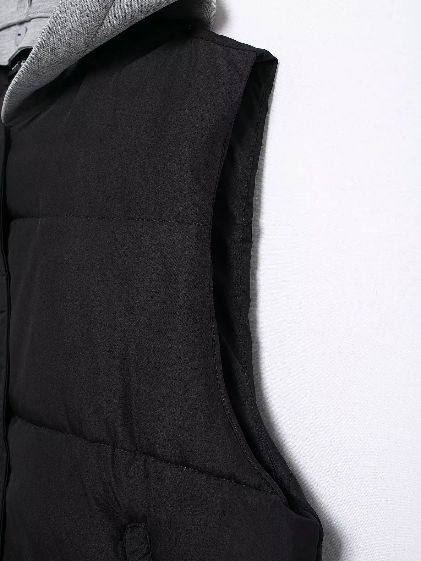 Vest Jackets Women's Coat Waistcoat With Hoodies Outwear Sleeveless Tops Black Casual Loose 2024 inszart Winter Jackets Coat Top