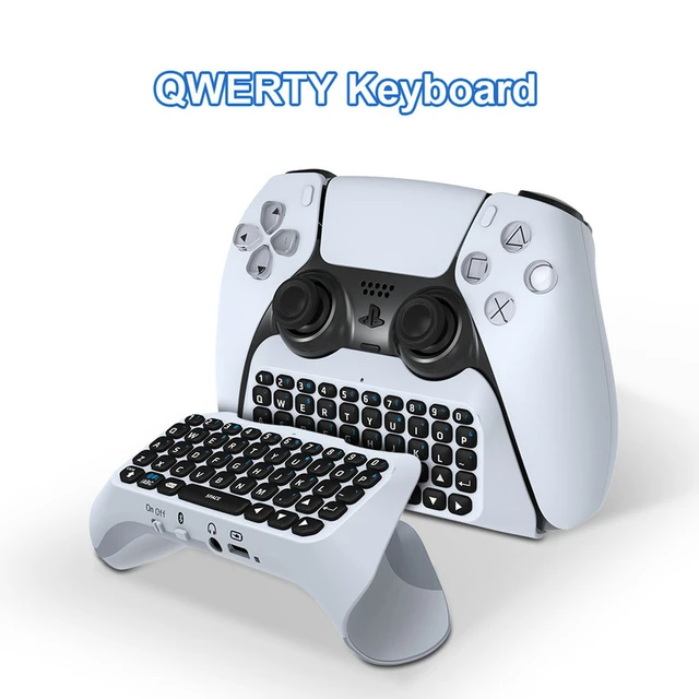 New Wireless Keyboard 3.0 Controller Chat Pad For Playstation 5 PS5  Controller Built in Speaker Gamepad