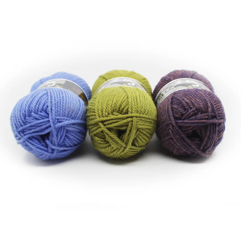 5Pcs 500G Top Quality Merino Wool Yarn 60 Colors Knitted Crochet Knitting for Sweater Scarf Eco-Friendly 6