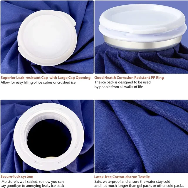 Professional Ice Bag Bandage with Reusable Ice Bag Pack for Arm Calf Knee Ankle Shoulder Neck Sprained Hot and Cold Compress 3