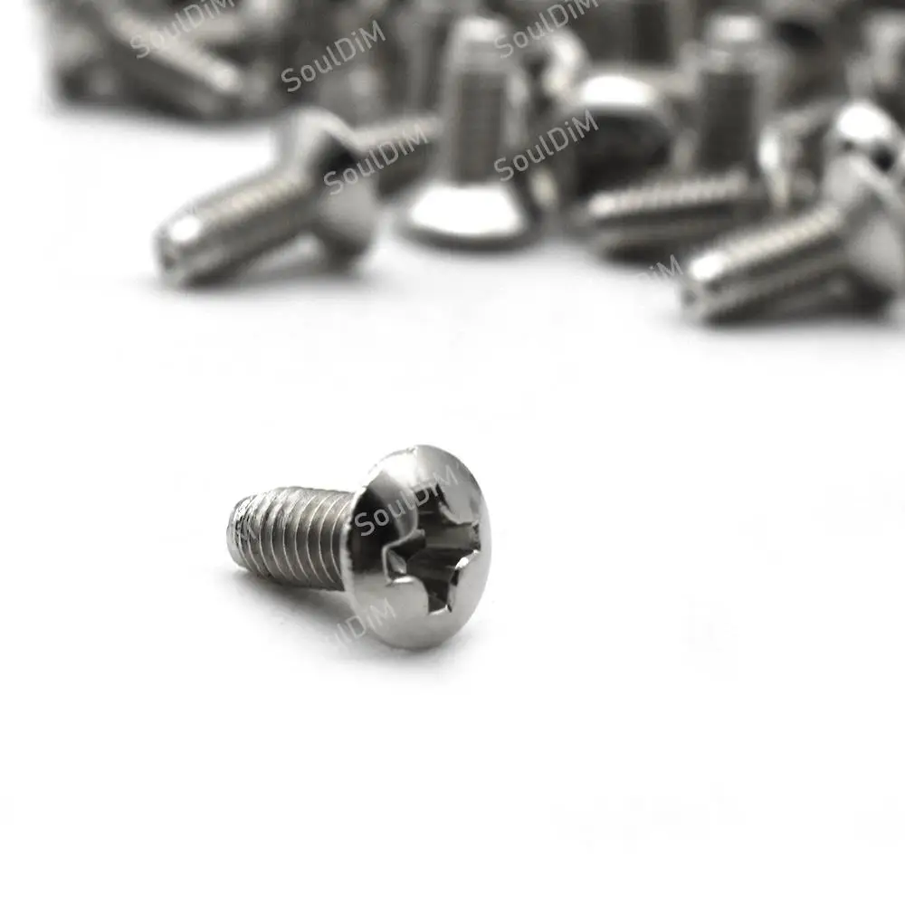 Electric Guitar Switch Screws Pickup Selector Screw 3*8MM Chrome 10pcs For Electric Guitar Bass