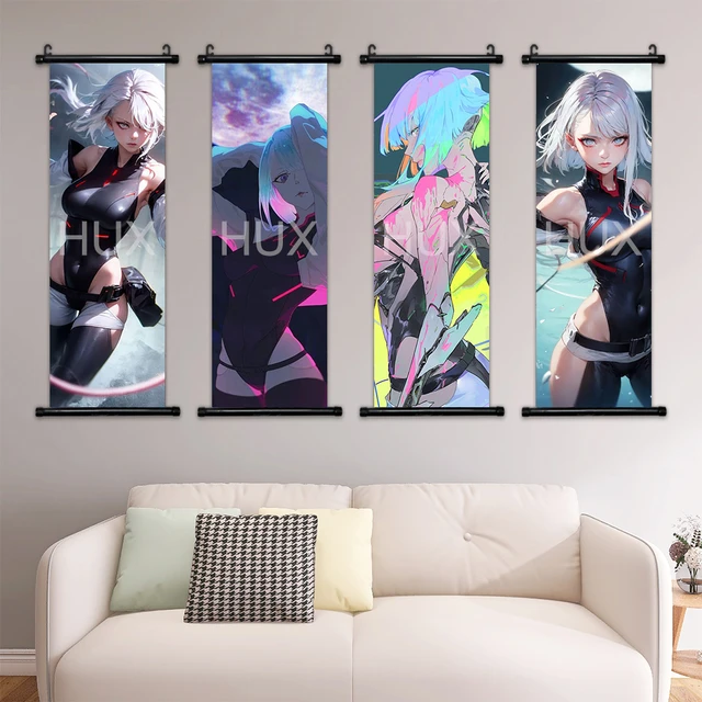 Anime Cyberpunk Edgerunners Posters Mural Kraft Paper Retro Art Painting  Pictures Vintage Home Decor Aesthetic Room Decoration - AliExpress