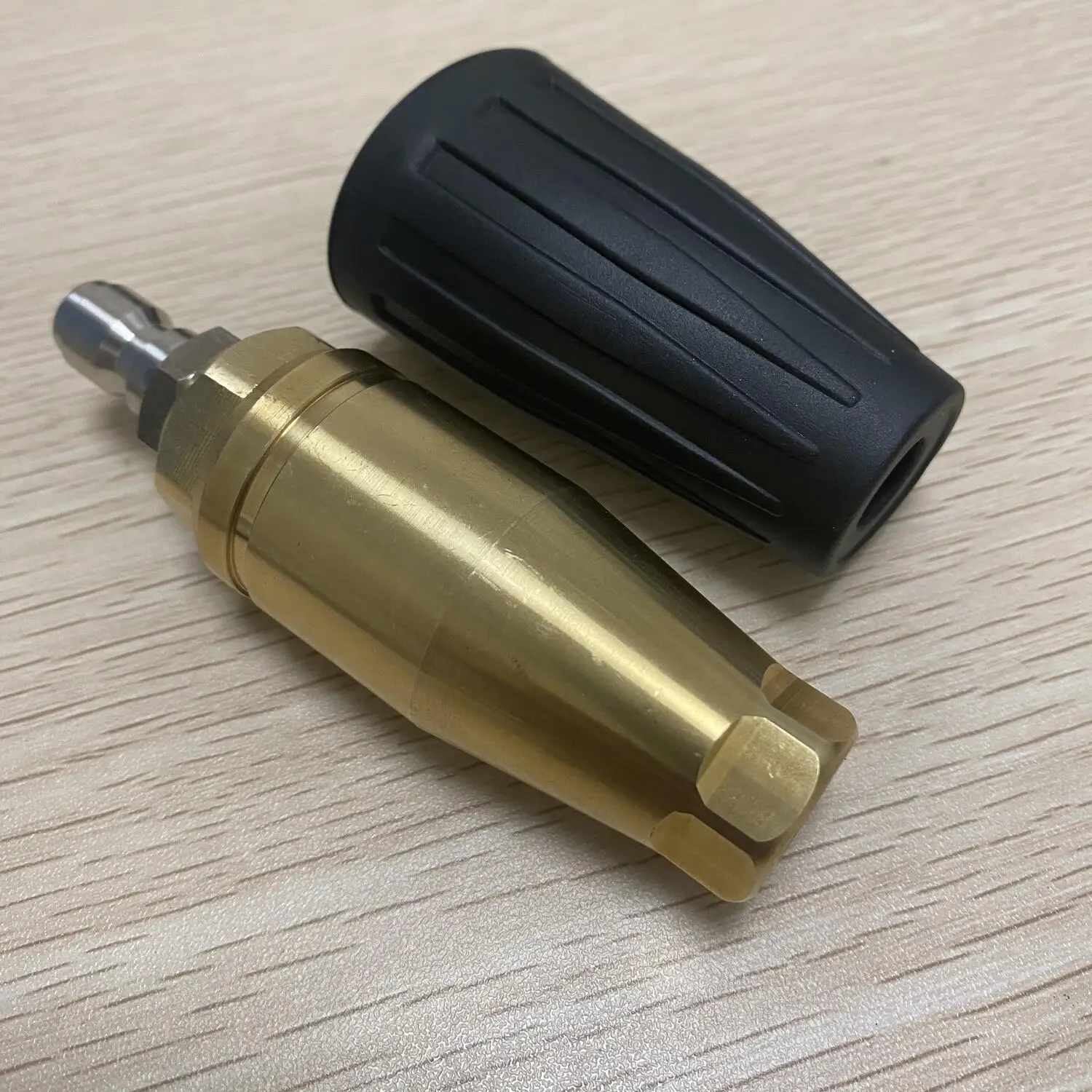 360 Rotating Turbo Nozzle Sprayer With 1/4" Quick Connect 4000 PSI High Pressure Washer Cleaner Accessories Brass 6