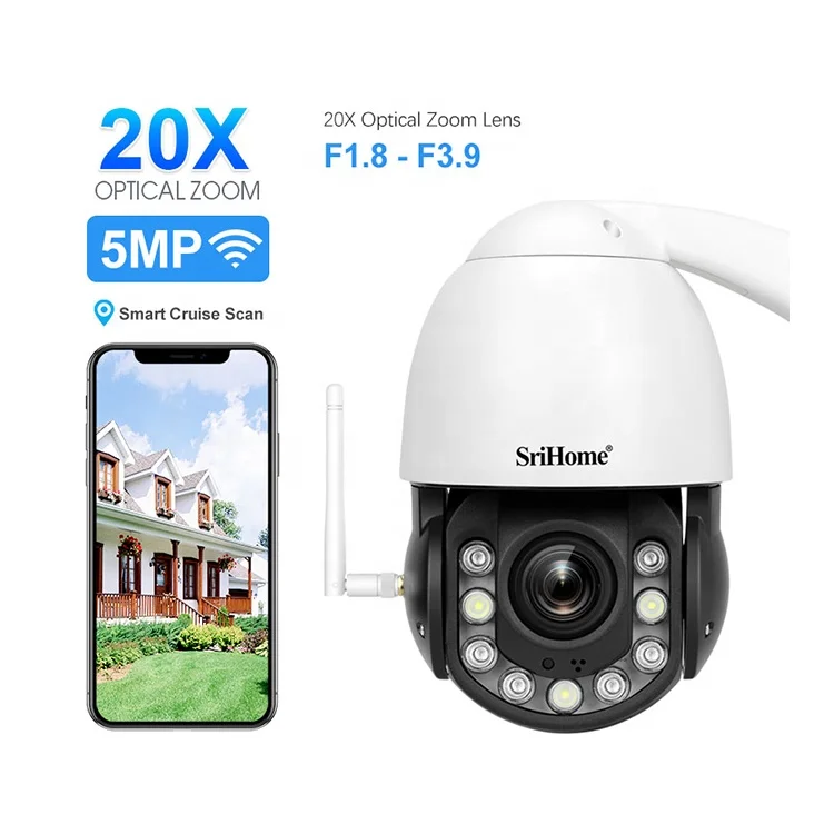 

Straight Level Digital-WDR Waterproof Outdoor Network Camera 5MP 360 Degree Night Color Vision CCTV Camera