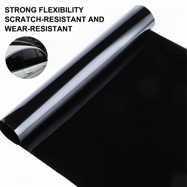 Auto Home Window Glass Restroom Summer Solar UV Protector Sticker Films Black Car Window Foils Tint Tinting Film Roll 50*300cm 3