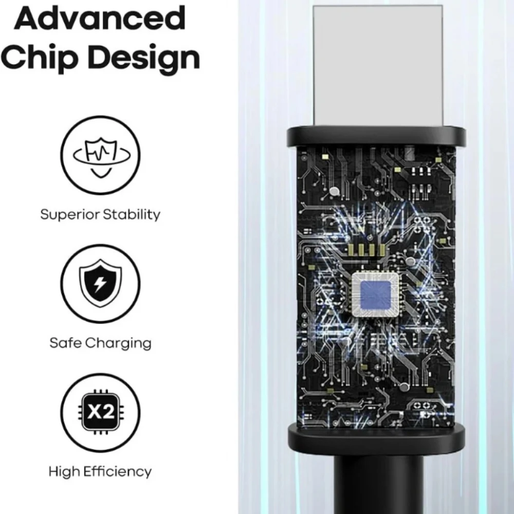 Compact 20cm USB Lightning Cable - 2.4A Fast Charging Ultra-Short Data Cable
